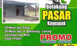 Rumah Belakang Pasar Kayuapak Sukoharjo Hanya 50mtr dari Jalan Raya