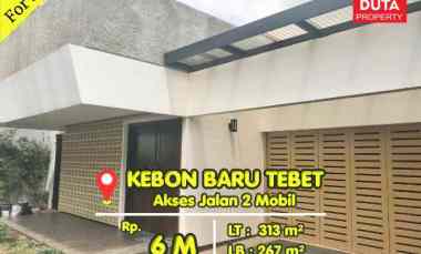 Dijual Rumah Kebon Baru Tebet Lokasi Strategis Nyaman Jalan 2 Mobil
