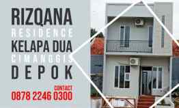 Rumah Cluster di Kelapa Dua Cimanggis Perumahan Syariah Depok dekat Tol Rizqana Residence
