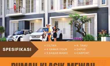 Rumah Klasik Mewah di Malang