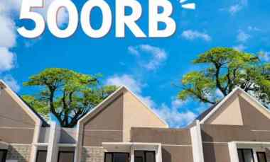 Rumah Komersil 1 Lantai tanpa Dp dekat Stasiun