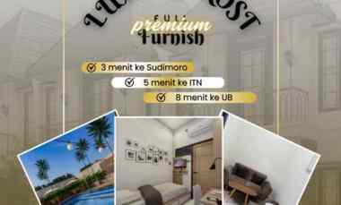 Rumah Kost dekat Kampus UB Malang 8 Kamar Harga 1M