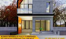 Rumah Furnished Selangkah Gerbang Tol Krukut Depok