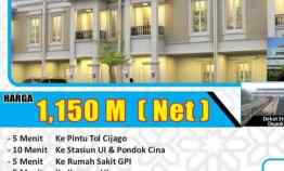 Town House Eksklusif Selangkah Tol Kukusan Beji Depok