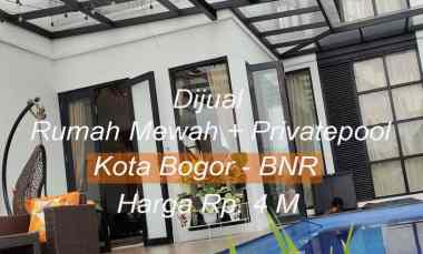 Dijual Rumah Mewah Full Furnished,kolam Renang Pribadi Bogor Kota Type