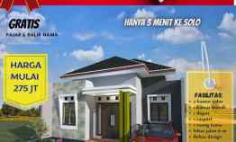 Rumah di Laban Mojolaban dekat Solo