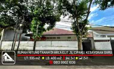 Rumah Lama di jl. Cipaku, Petogogan, Kebayoran Baru