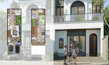 Rumah Manyar Tirtoyoso Row Jalan 8m