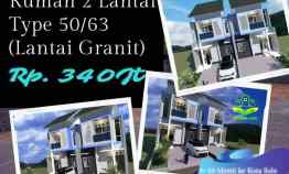 Rumah Dua Lantai Murah Mayang Gatak Sukoharjo