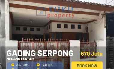 Rumah Medang Gading Serpong dekat Scientia Sumarecon