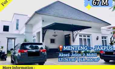 Dijual Rumah Menteng Mewah dekat Taman Sunda Kelapa Jalan 2 Mobil