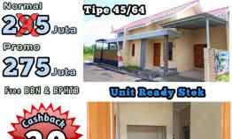 Promo Desember Rumah Murah di Baki Sukoharjo