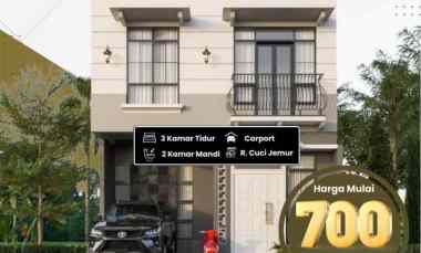 rumah mewah 2 lantai di tapos depok