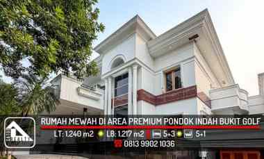 Rumah Dijual di Pondok Indah Bukit Golf, Kebayoran Lama, Jakarta Selatan