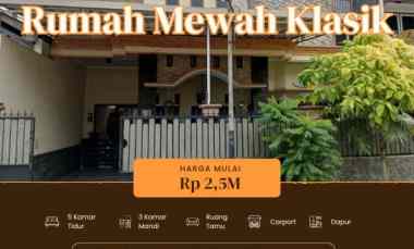 Rumah Mewah Klasik Modern Siap Huni