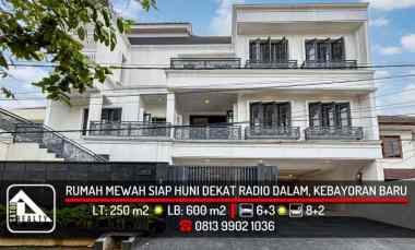 rumah mewah siap huni dekat radio dalam kebayoran baru