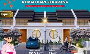 Rumah Minimalis Jepang di Jogja Barat, Mulai 350 Jutaan
