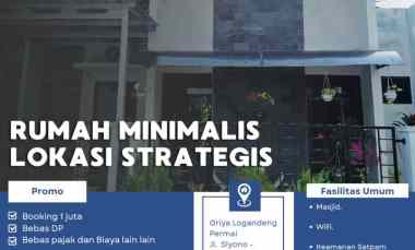 Rumah Minimalis Lokasi Strategis