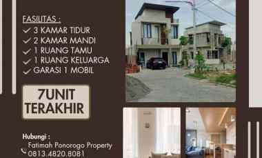 Rumah Minimalis Modern 2 lantai Syariah Ponorogo