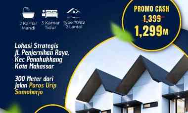 Rumah Modern di Tengah Kota jl. Urip Sumiharjo Makassar