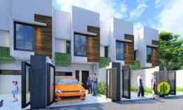 Rumah Modern Kontemporer Nempel Kawasan Galuh Mas