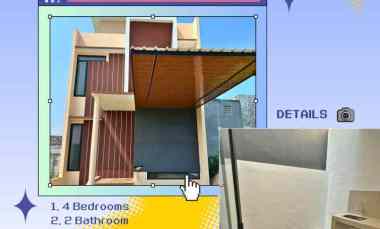 Rumah Modern Mewah 2 Lantai Cantik di Lowokwaru