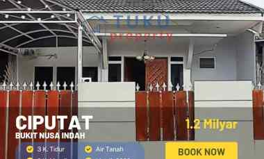 Rumah Dijual di Bukit Nusa Indah, Serua, Ciputat