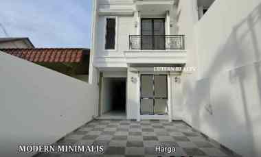 rumah modern minimalis pejaten barat