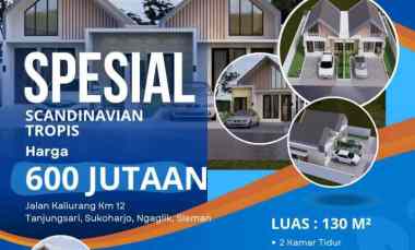 Rumah Modern Scandinavian dekat Kampus UII