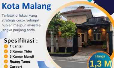 Rumah Modern Siap Huni di Sulfat Malang