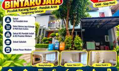Rumah Murah dekat Bintaro Jaya LT 81m LB 100m SHM