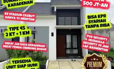 Rumah Murah Siap Huni Karadenan Cibinong Bogor