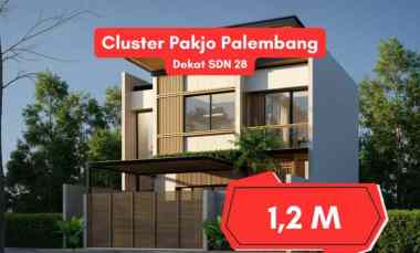 Rumah Pakjo Irigasi Palembang dekat MAN 3 LT 128 M SHM