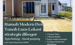 RUMAH ASRI DAN NYAMAN LUAS TANAH LUAS BEBAS BANJIR DIBOGOR GRAND TSM