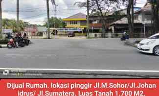Rumah Pinggir Jln.M.Sohor / Jln. Johan Idrus / Jln. Sumatera