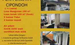Rumah dekat Toll Bandara di Cipondoh Tangerang