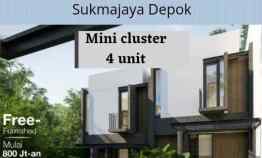 Cluster Murah 2 Lantai 800 jutaan Full Furnished Sukmajaya Depok