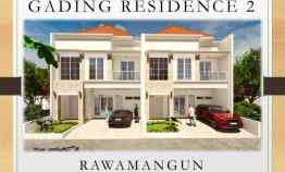 Rumah Murah Cluster Mewah Rawamangun Jakarta Timur Minimalis Strategis