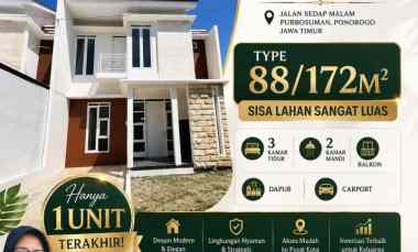 rumah ready stock 2 lantai ponorogo
