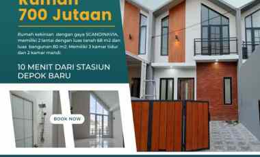 Rumah Scandinavia Harga 700 Jutaan, Lokasi Strategis