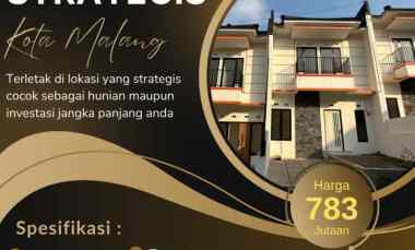 Rumah Siap Bangun 2 Lantai dekat Kampus Brawijaya