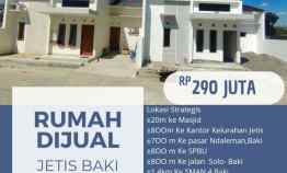 Rumah Siap Huni Barat Pasar Daleman Baki