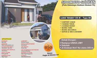 Rumah Siap Huni, dekat Jalan Godean km 7 di Sidomoyo
