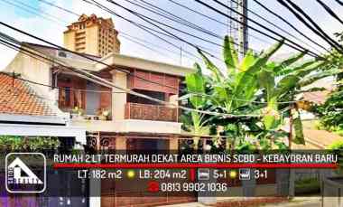 Rumah Siap Huni Termurah dekat SCBD, Kebayoran Baru