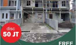 Promo Perumahan Dua Lantai dekat Solobaru