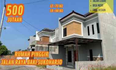 Rumah Dijual di JL. OVENSARI BAKI SUKOHARJO