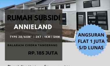 Rumah Subsidi Harga Terjangkau di Tangerang