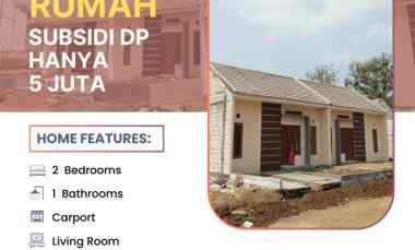 Rumah Subsidi SHGB DP 5 juta Area Malang Kabupaten