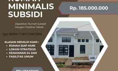 Rumah Subsidi Siap Huni dekat Stasiun, Tol,terminal