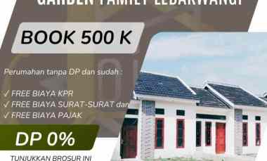 Rumah tanpa DP Bandung Selatan